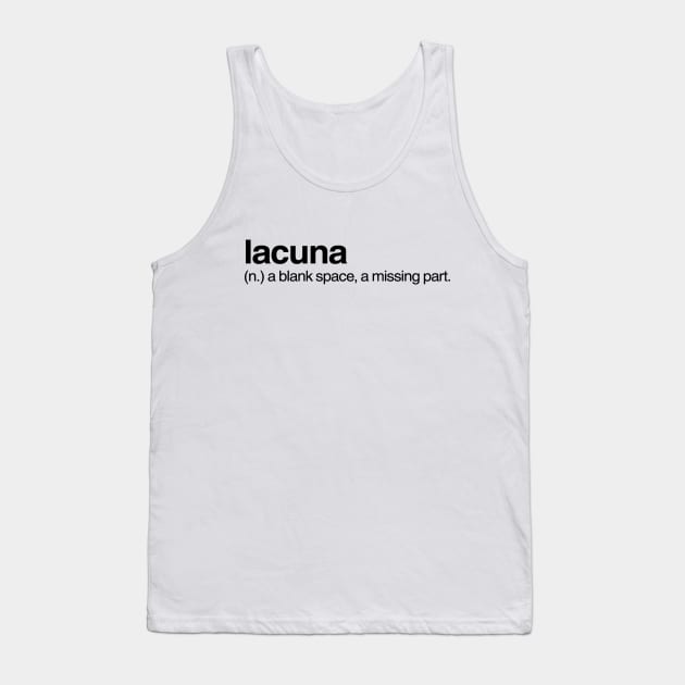 Lacuna Tank Top by Onomatophilia